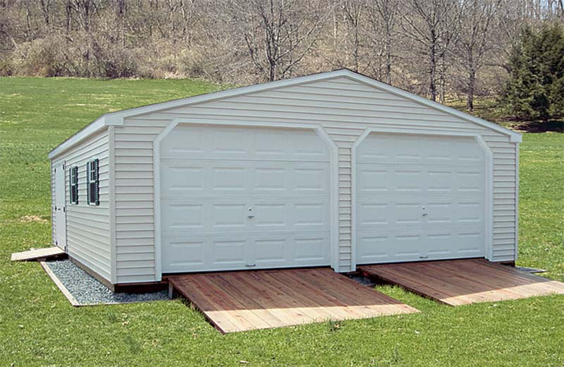 24x24 double wide shed