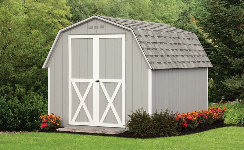 8x10 mini barn shed