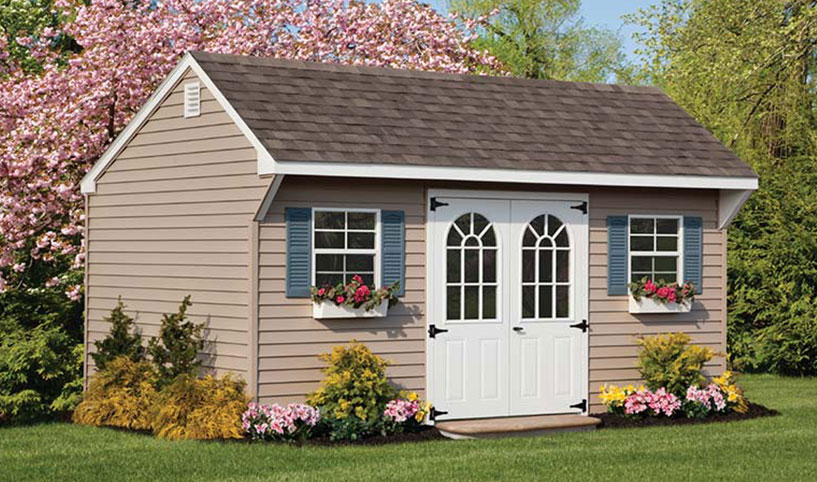 10x16 quaker shed style