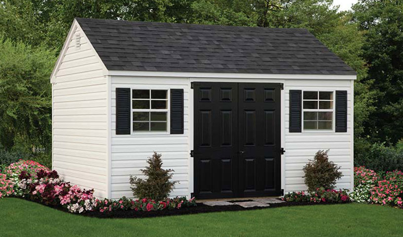type of 10x14 a-frame vinyl shed