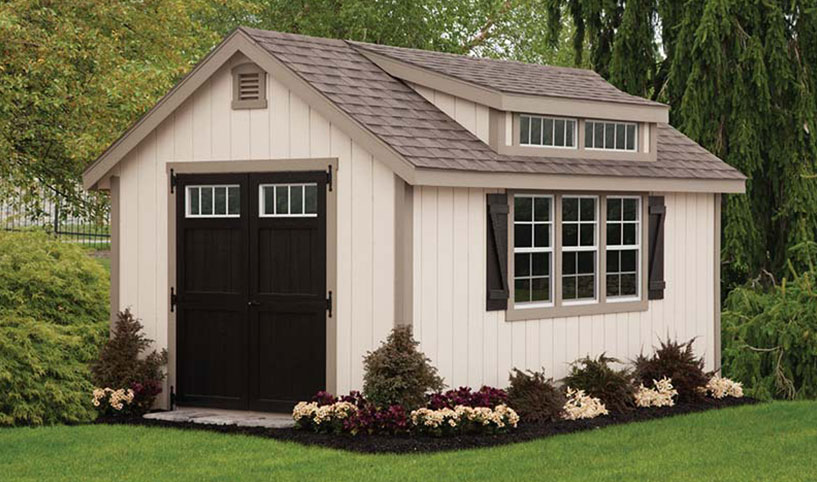  shed with transom windows