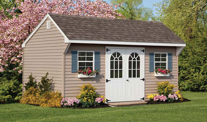 quaker style shed