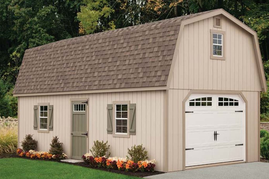 Two Story Outdoor Motorcycle Shed 