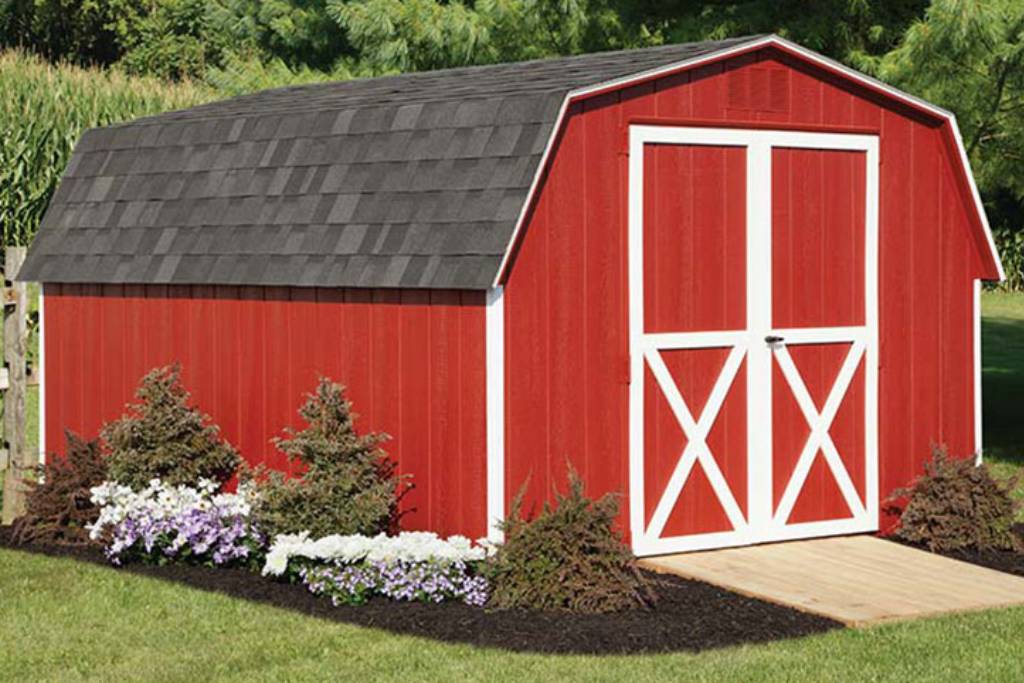 shed color combinations red dutch barn